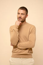 Just Cashmere - Pull Col Rond - Howard - Sahara