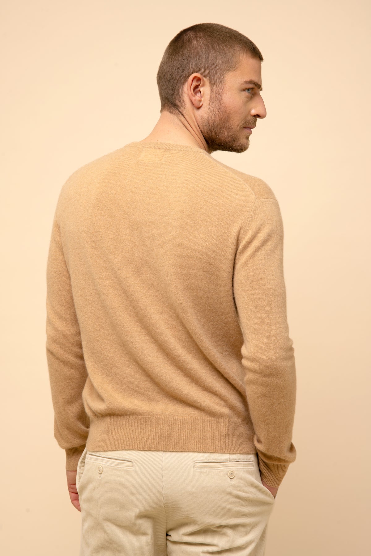 Just Cashmere - Pull Col Rond - Howard - Sahara