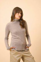 Pull Col Roulé - Lexie - Caribou Chiné