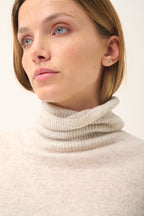 Pull Col Roulé - Lexie - Gris Perle Chiné