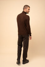 Turtleneck Jumper - Connor - Coffee