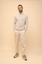 Pull Col Roulé - Connor - Gris Perle Chiné