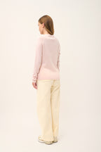 Crew-Neck Jumper - Jane - Powder