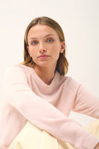 Crew-Neck Jumper - Jane - Powder