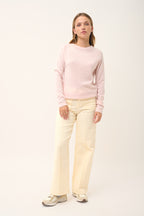 Crew-Neck Jumper - Jane - Powder