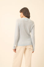 Round-Neck Jumper - Jane - Givre