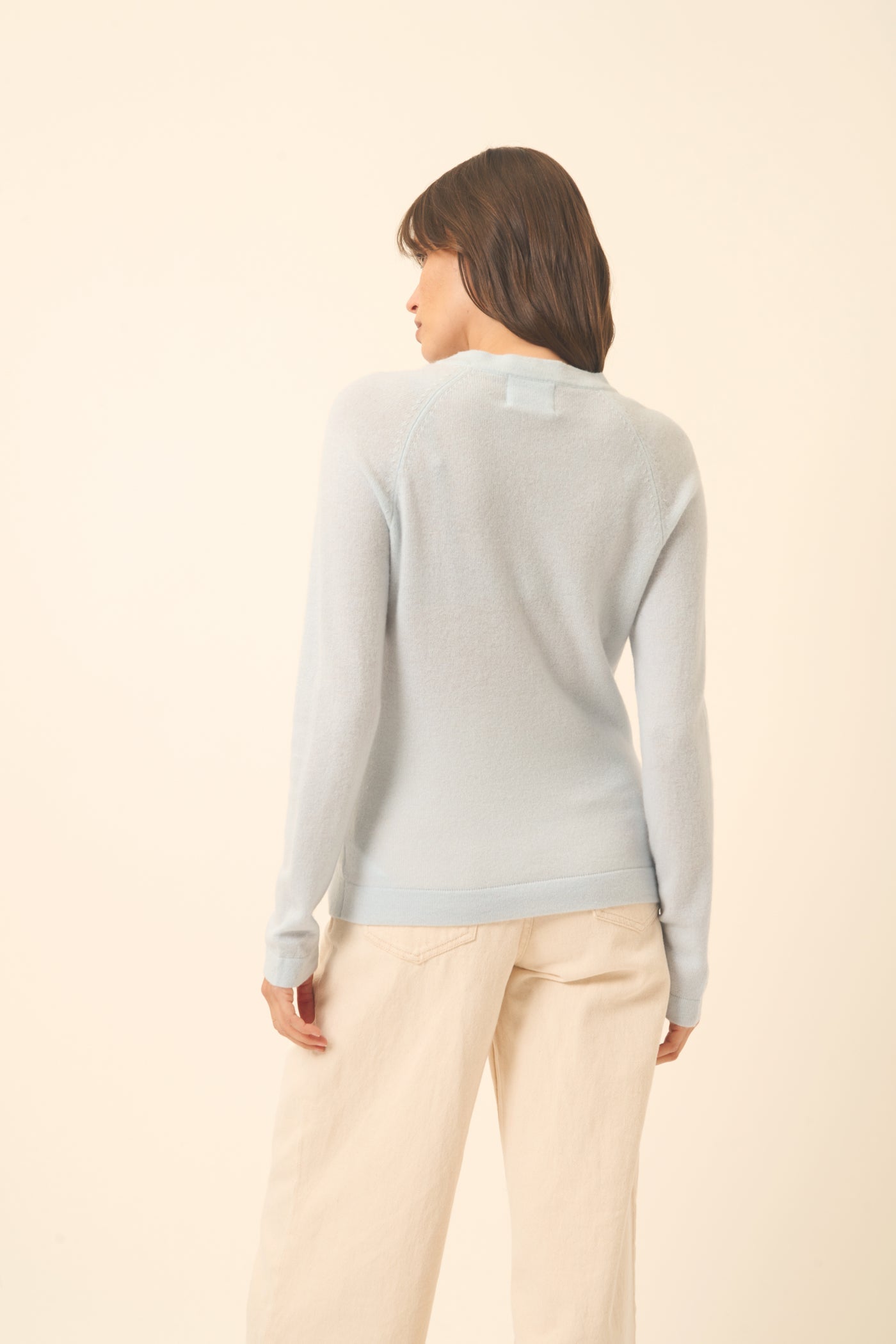 Round-Neck Jumper - Jane - Givre