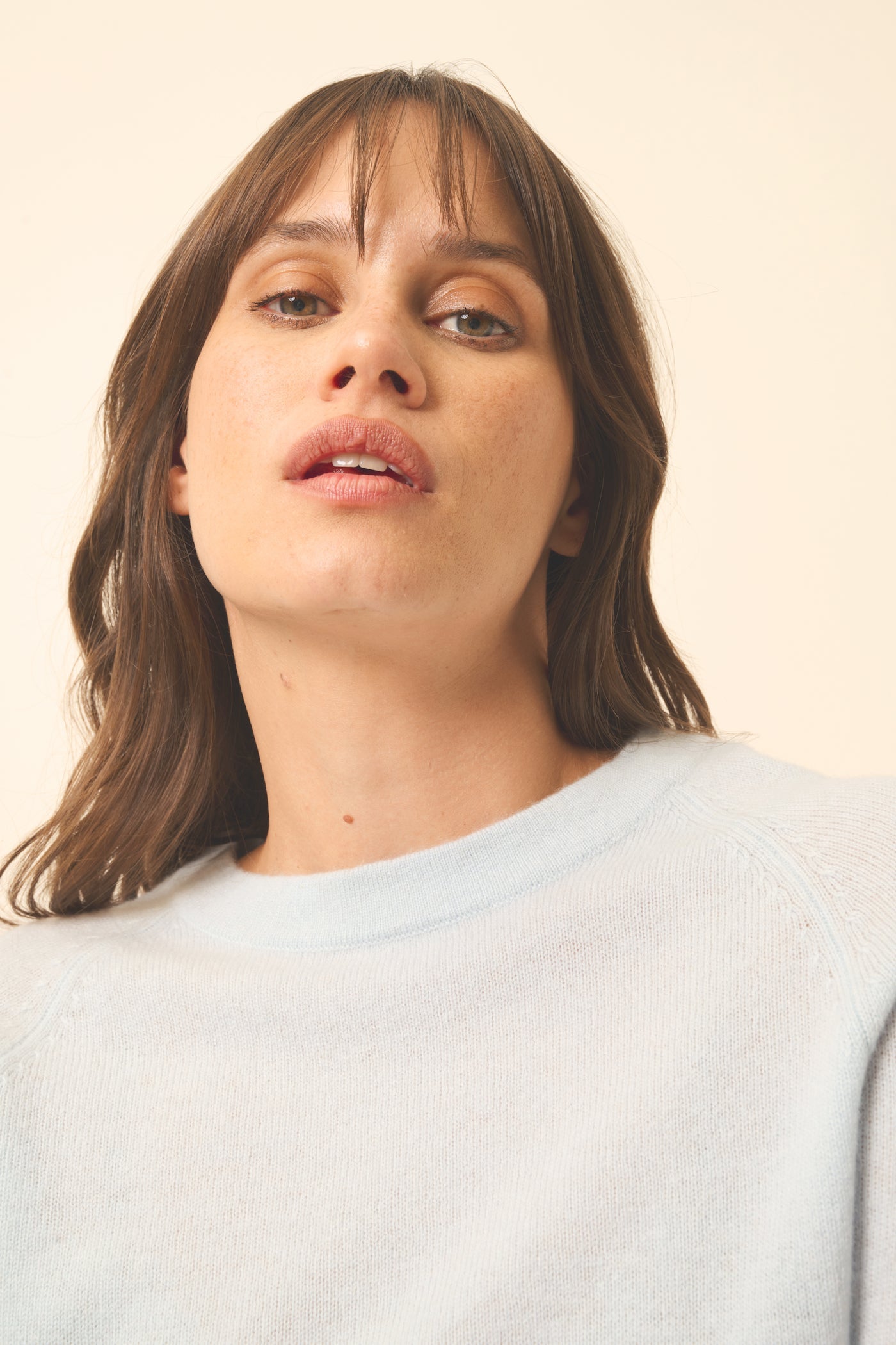 Round-Neck Jumper - Jane - Givre