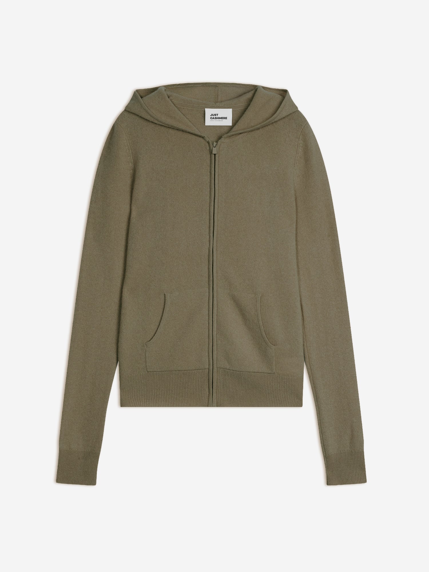 Gilet Zippé Capuche - Debbie - Army