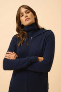 Gilet Zippé Capuche - Debbie - Navy
