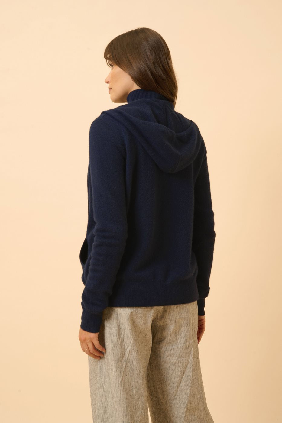 Gilet Zippé Capuche - Debbie - Navy