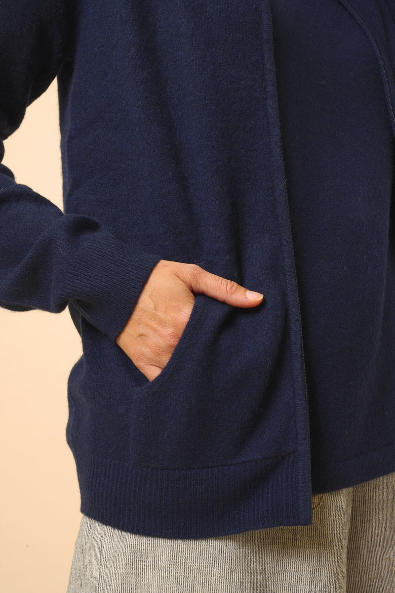 Gilet Zippé Col Montant - Ayr - Navy