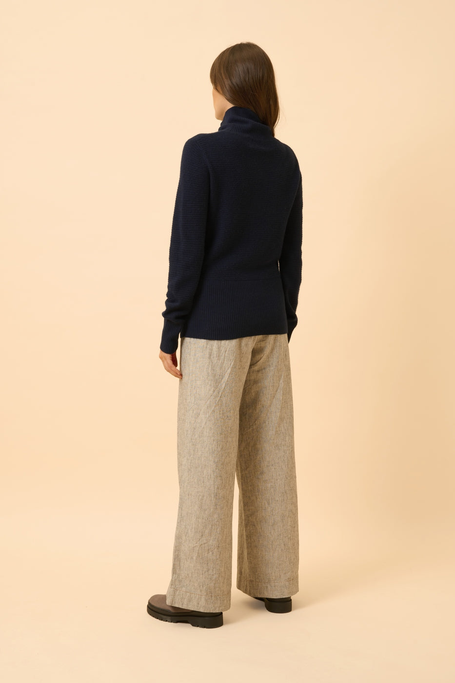 Pull Col Roulé - Udny - Navy