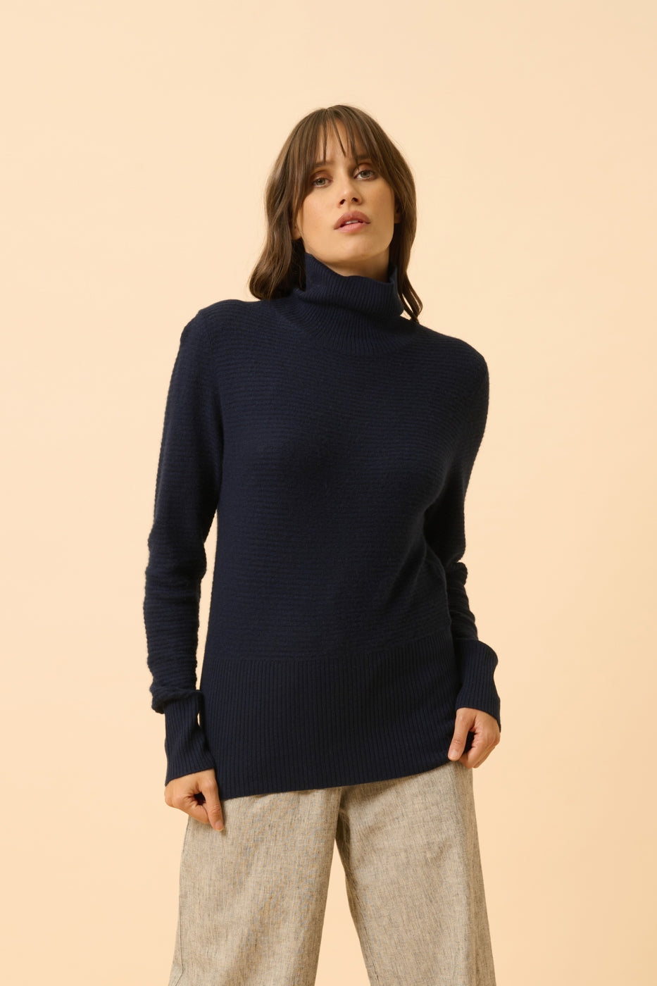 Jersey Cuello Vuelto - Udny - Navy