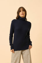 Pull Col Roulé - Udny - Navy