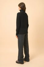 Pull Col Roulé - Udny - Noir