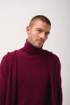 Gilet Zippé Capuche - Elliot - Bordeaux