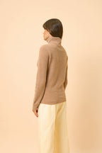 Pull Col Roulé - Billy - Camel Chiné
