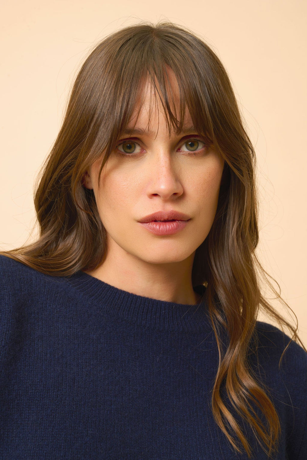 Just Cashmere - Pull Col Rond 4 Fils - Lexini - Navy