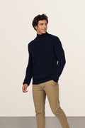 Jersey Cuello Perkins - Eva - Marino