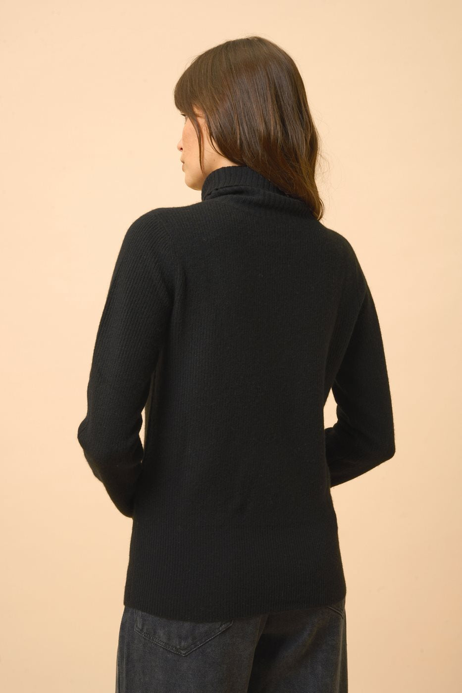 Jersey de cuello alto - Billy - Negro