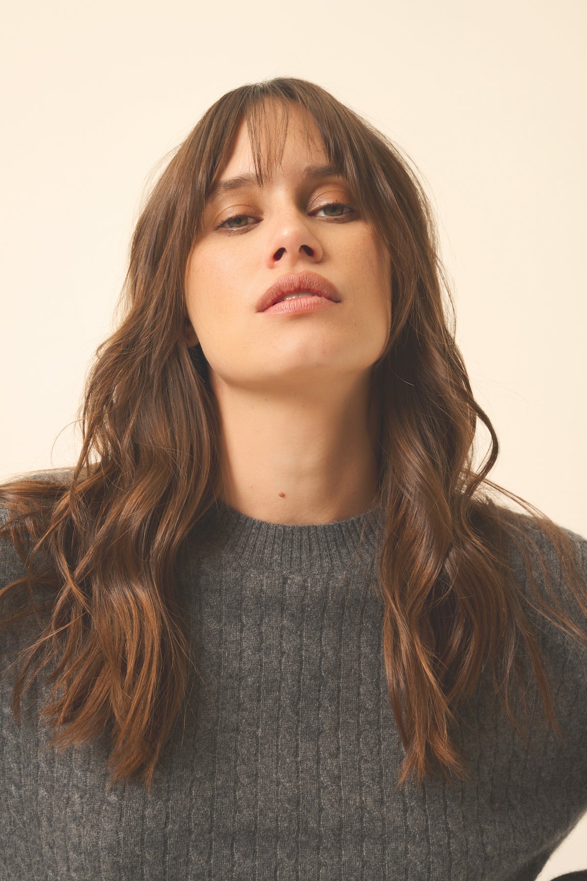 Jersey Cuello Redondo - Jade - Antracita Jaspeada