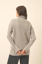 Pull Col Roulé 4 Fils - Louise - Nuage Chiné