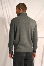 Pull Col Roulé 4 Fils - Noi - Anthracite Chiné