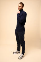 4-Ply Roll-Neck Jumper Noi - Navy