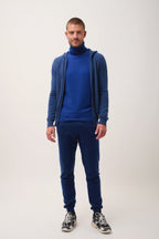 Chaqueta Con Cremallera Y Capucha - Elliot - Océano Jaspeado