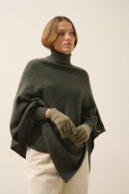 Yann 4-Ply Gloves - 100% Four-Ply Cashmere - Army - Unisex