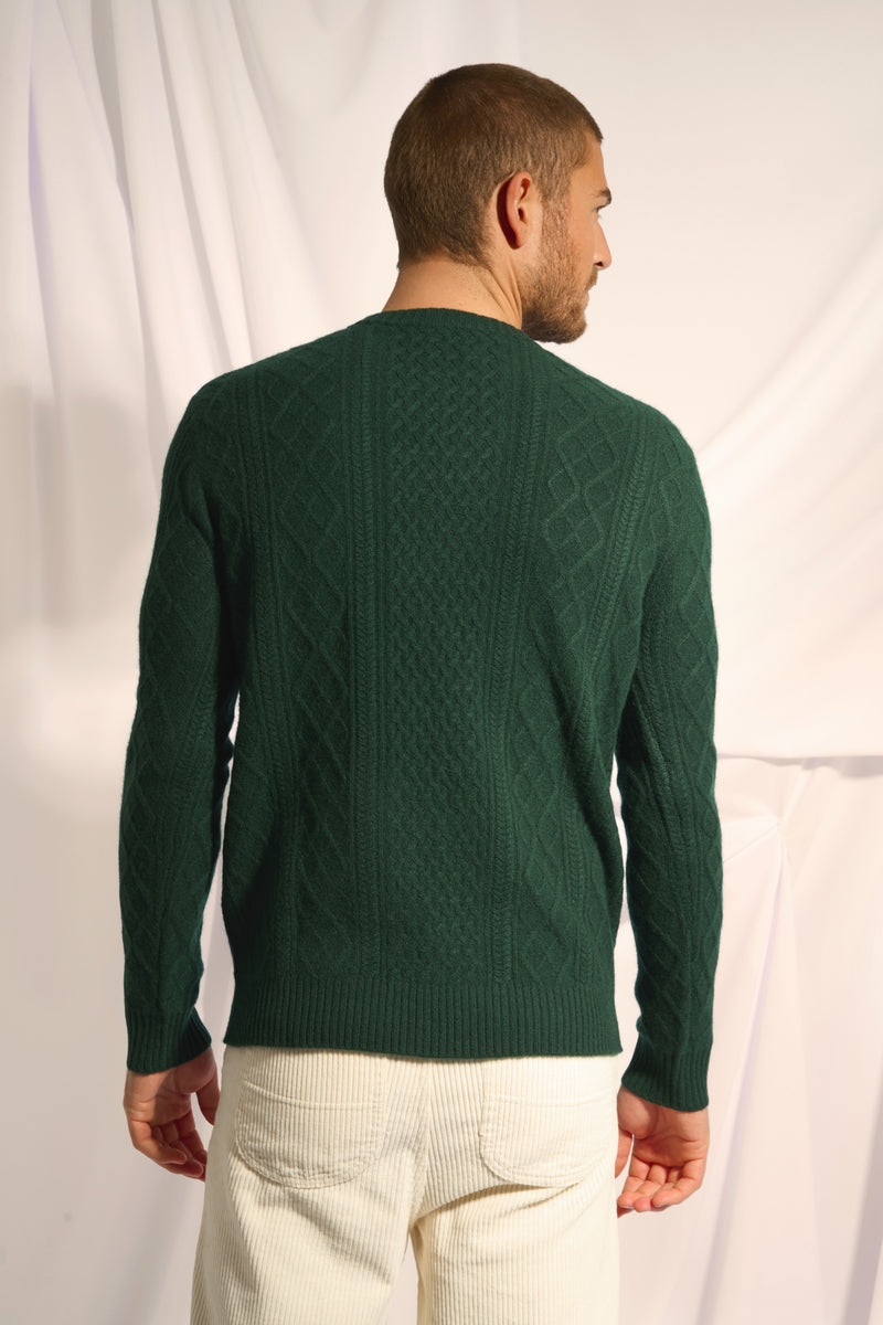 Pull Col Rond 4 Fils - Thurid - Cyprès