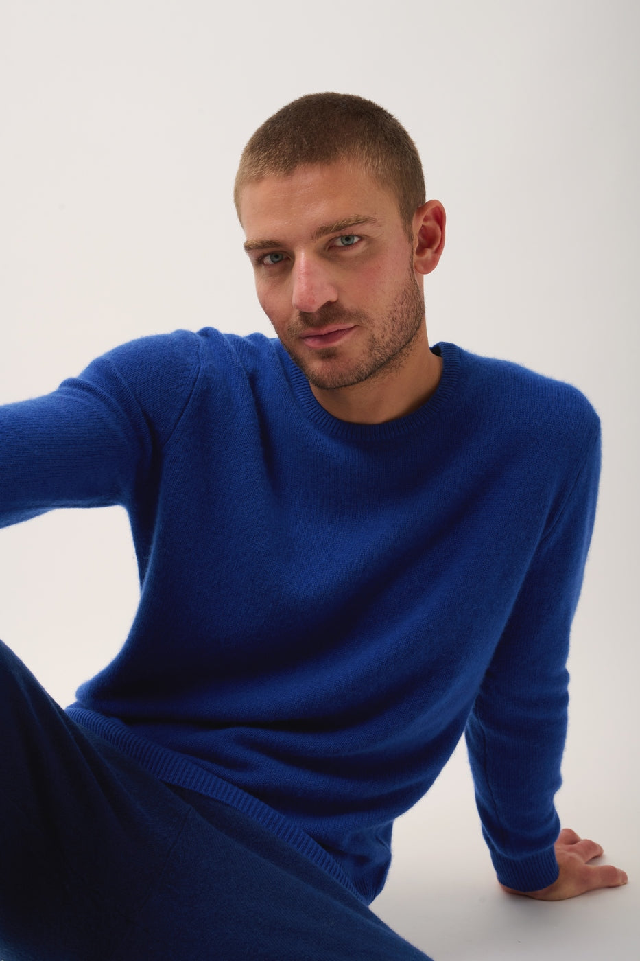 Pull Col Rond 4 Fils - Gabin - Outremer