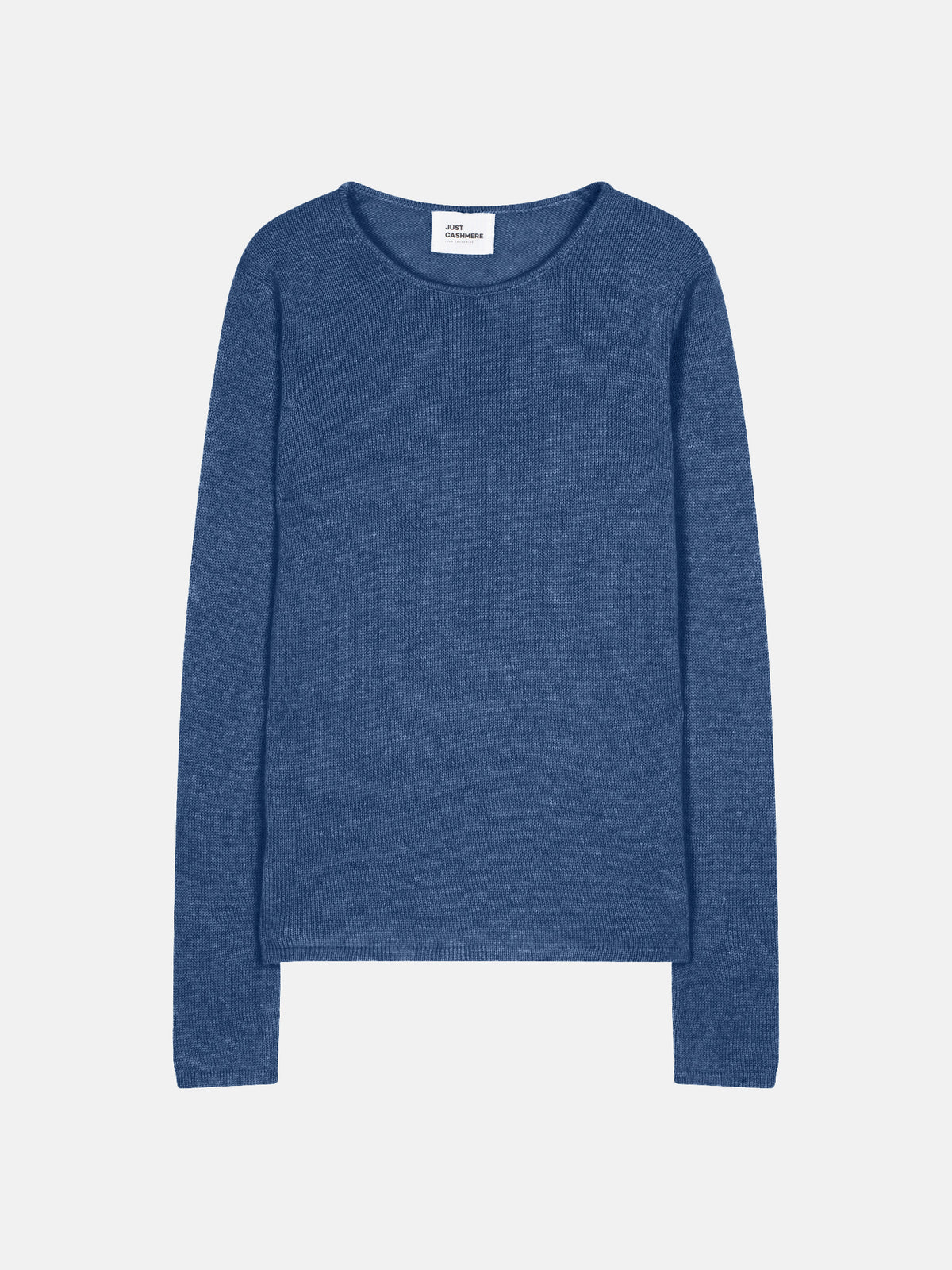 Pull Col Rond 4 Fils - Joyce - Bleu Denim