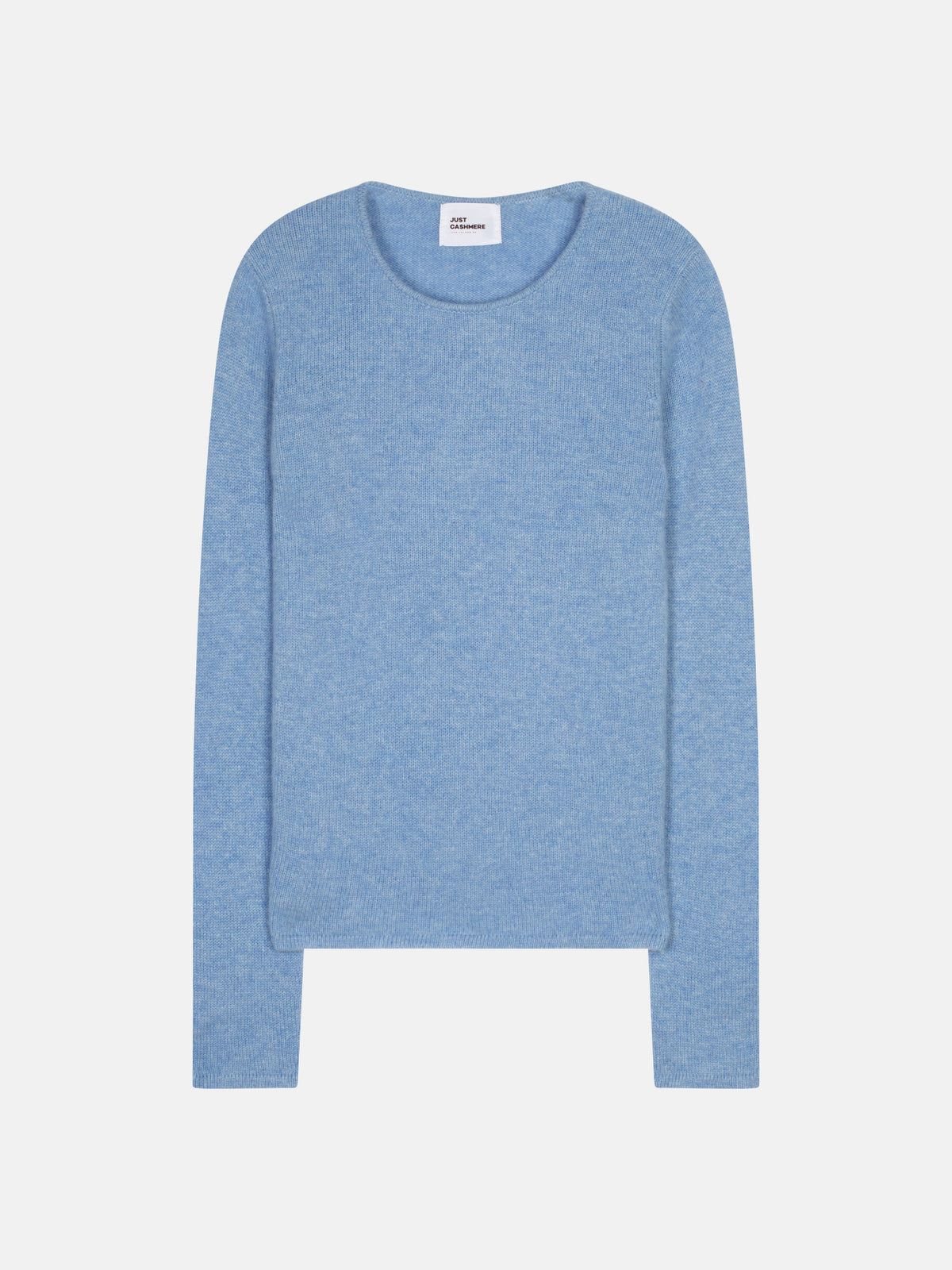 Joyce 4-Ply Crew-Neck Jumper - 100% Four-Ply Cashmere - Sky - Women