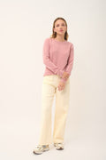 Pull Col Rond - Jane - Bois De Rose