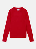 Just Cashmere - Pull Col Rond Jane - 100% Cachemire 2 Fils - Rouge - Femme