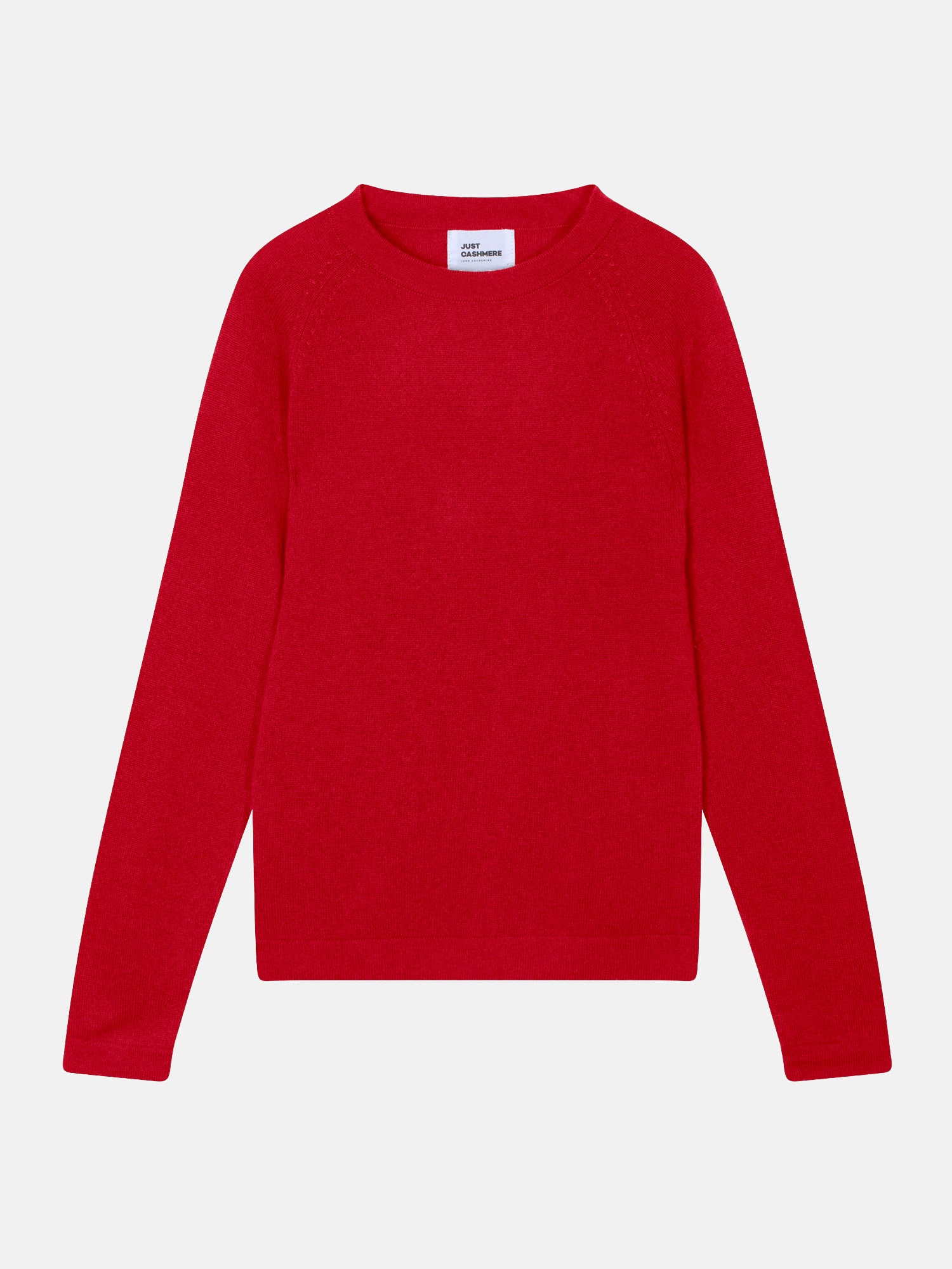 Just Cashmere - Pull Col Rond Jane - 100% Cachemire 2 Fils - Rouge - Femme
