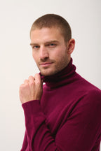 Pull Col Roulé - Connor - Bordeaux