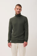 Just Cashmere - Pull Col Roulé 4 Fils - Sacha - Kaki