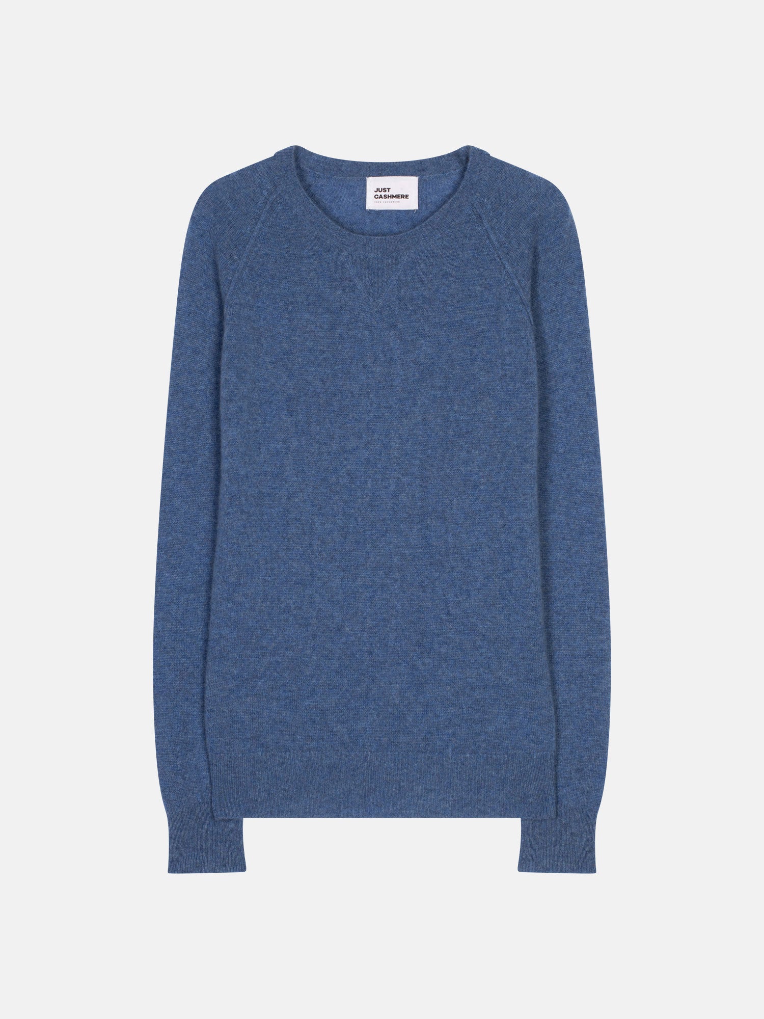 Pull Col Rond - Helen - Bleu Denim