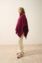 Poncho 4 Hilos - Ashley - Burdeos