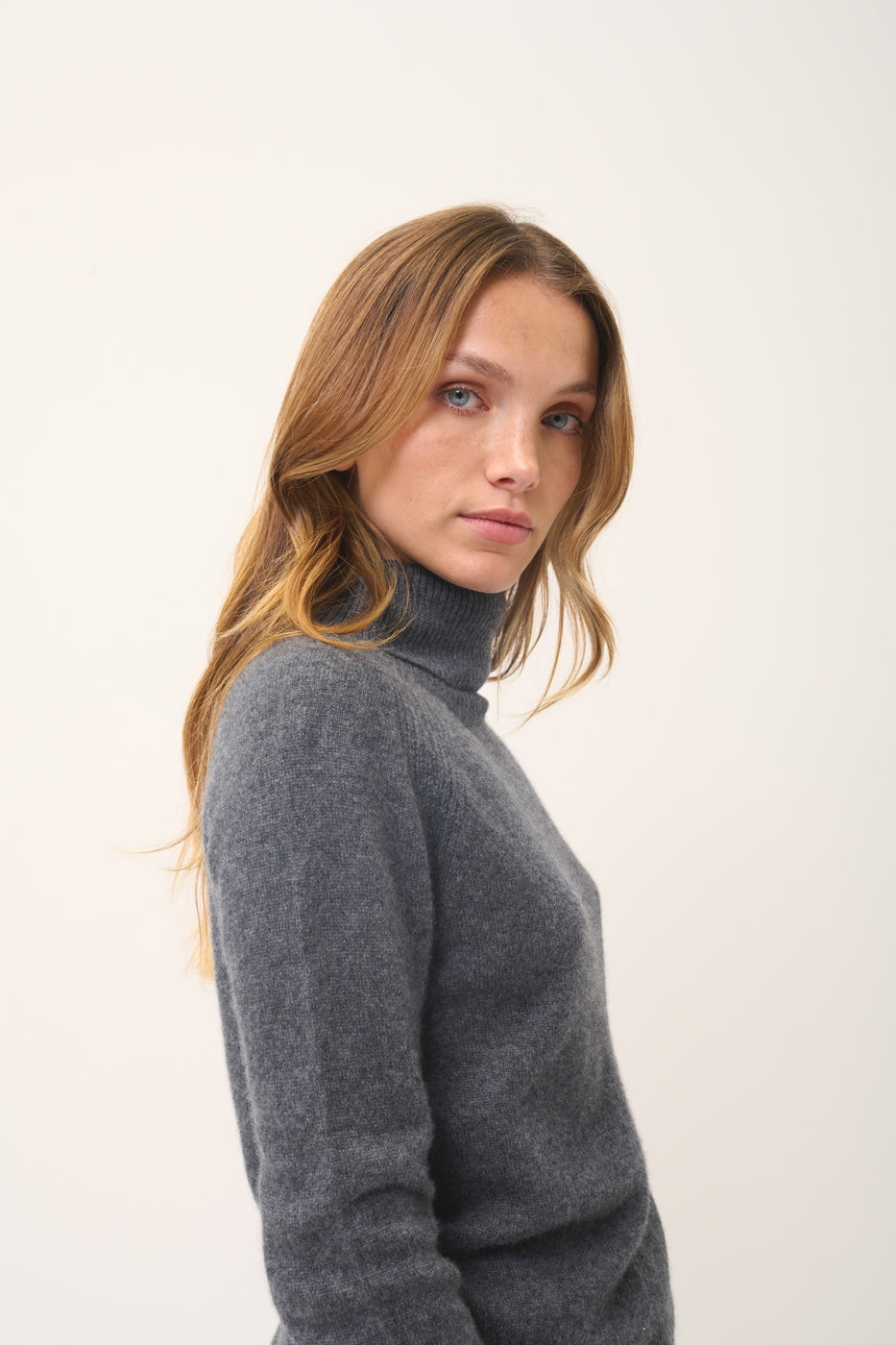 Pull Col Roulé - Lilly - Anthracite Chiné