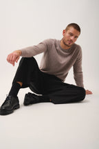 Crew-Neck Jumper - Howard - Mottled Caribou