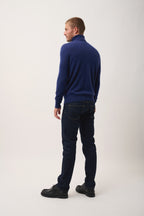 Pull Col Roulé - Connor - Bleu Nuit