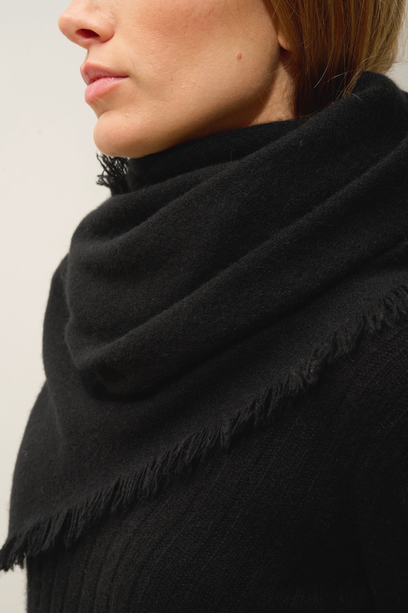 Écharpe Carrée Huacho - Noir - Mixte