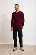 Pull Col Rond 4 Fils - Gabin - Mûre