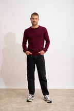 Pull Col Rond 4 Fils - Gabin - Mûre