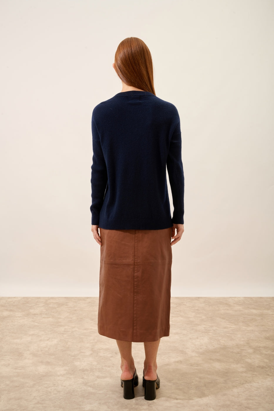 Pull Col Rond - Daria - Navy