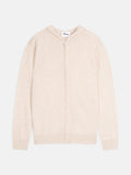 Gilet Zippé Capuche - Elliot - Beige Chiné